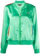 Perfect Moment Side Stripes Bomber Jacket - Green