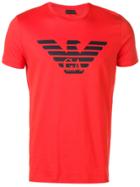 Emporio Armani Logo Print T-shirt - Orange