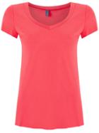 Lygia & Nanny - V-neck T-shirt - Women - Polyamide - 44, Red, Polyamide