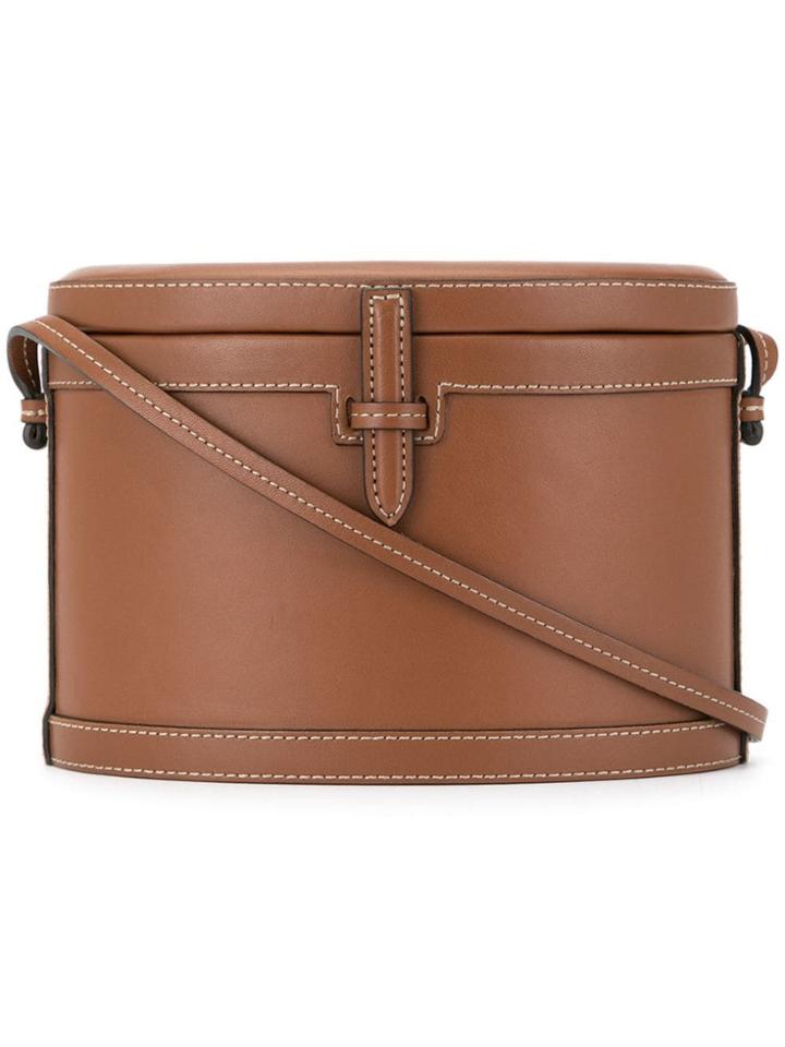 Hunting Season Cross-body Box Bag - Brown