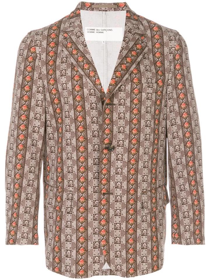 Comme Des Garçons Pre-owned Floral Print Blazer - Multicolour