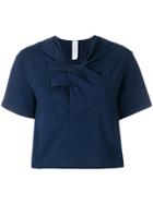 Carven Twisted Neck T-shirt - Blue