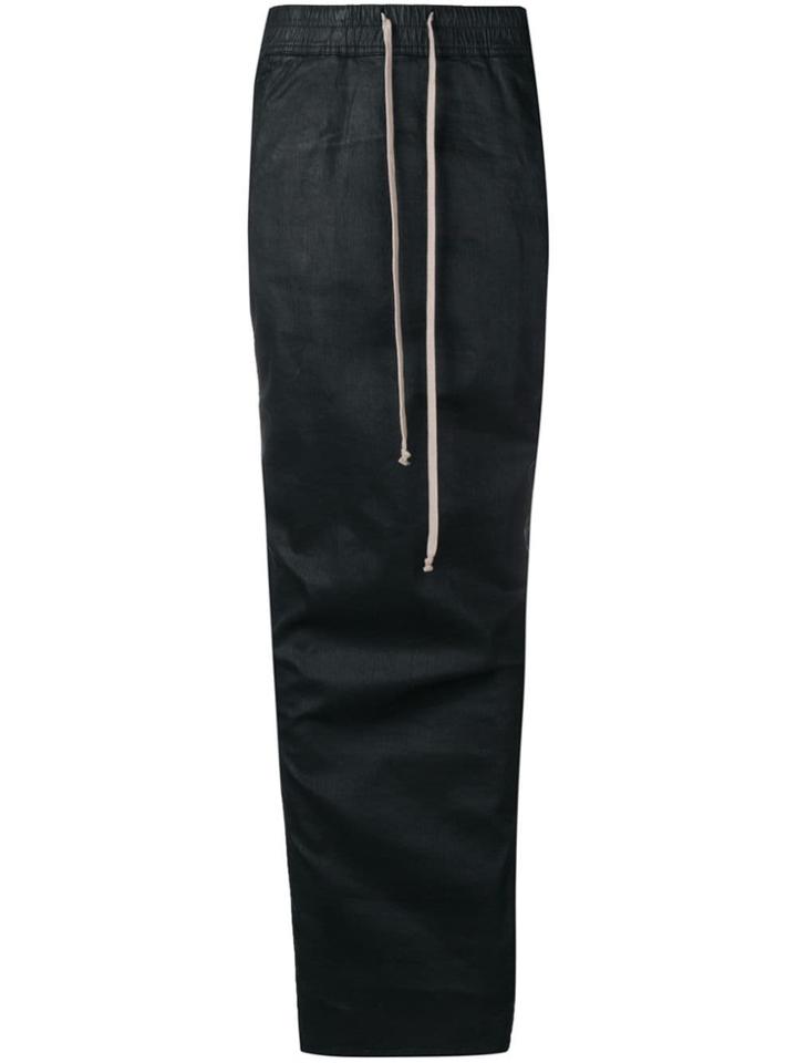 Rick Owens Drkshdw Rear Draped Skirt - Black