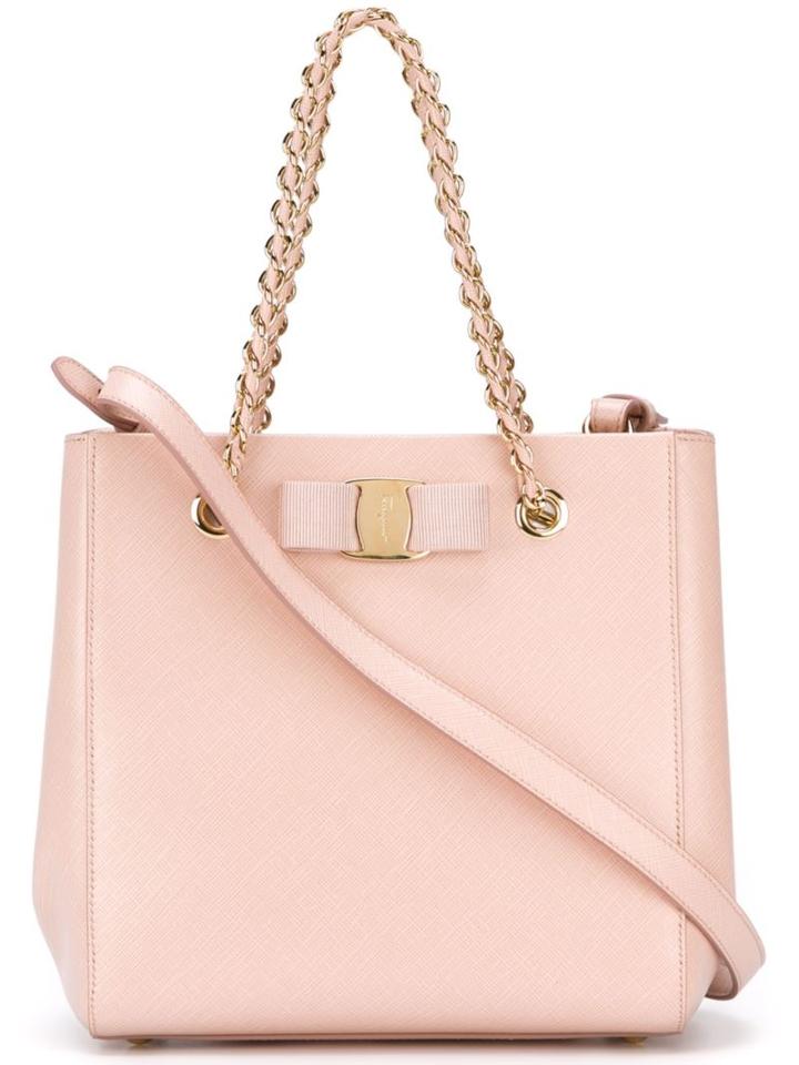 Salvatore Ferragamo Small 'vara' Tote, Women's, Pink/purple
