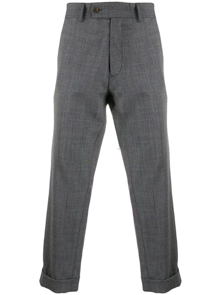 Société Anonyme Cropped Woven Trousers - Grey