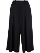 Y's Wide Leg Culottes, Women's, Size: 1, Black, Wool