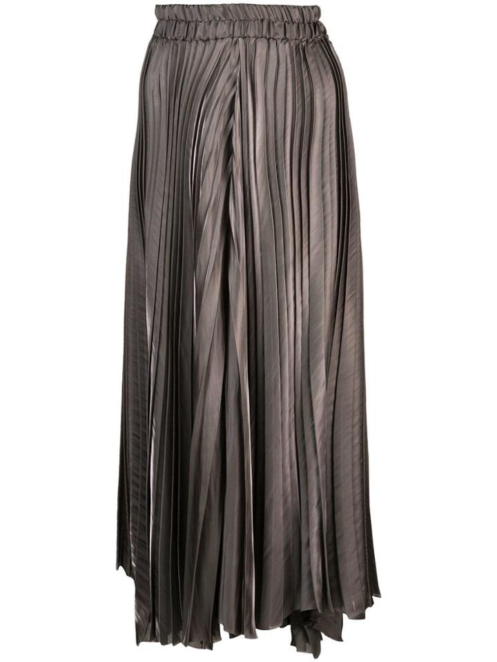 Dusan Large Pleated Trousers - Grey