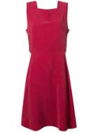 Maison Kitsuné Asia Buttoned Dress - Red