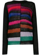 Ps Paul Smith Knitted Striped Jumper - Black