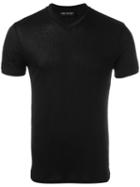 Neil Barrett - V-neck T-shirt - Men - Viscose - S, Black, Viscose