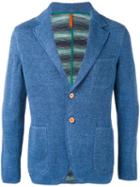 Missoni - Chest Pocket Blazer - Men - Cotton/linen/flax - 50, Blue, Cotton/linen/flax