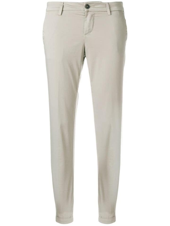 Fay Cropped Skinny Trousers - Neutrals