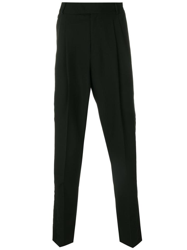 Roberto Cavalli Grosgrain Trim Trousers - Black