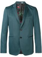 Ps By Paul Smith - Classic Blazer - Men - Cotton/linen/flax/viscose - 40, Green, Cotton/linen/flax/viscose