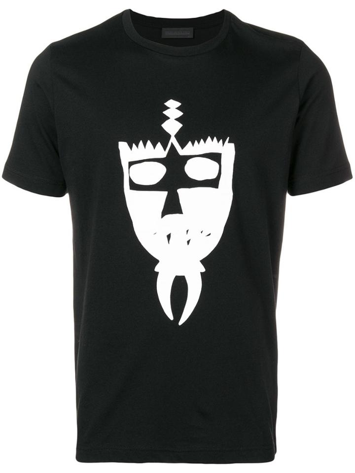 Diesel Black Gold Contrast Print T-shirt - Grey