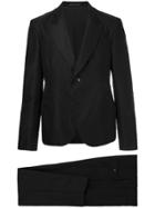 Yohji Yamamoto Vintage Cropped Back Panel Suit - Black