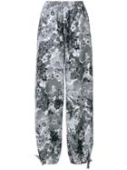 Ports 1961 Floral Print Trousers - Grey