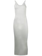 Rick Owens Lilies - Midi Tank Dress - Women - Cotton/polyamide/viscose - 40, Grey, Cotton/polyamide/viscose