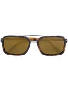 Giorgio Armani Aviator Square Sunglasses - Brown