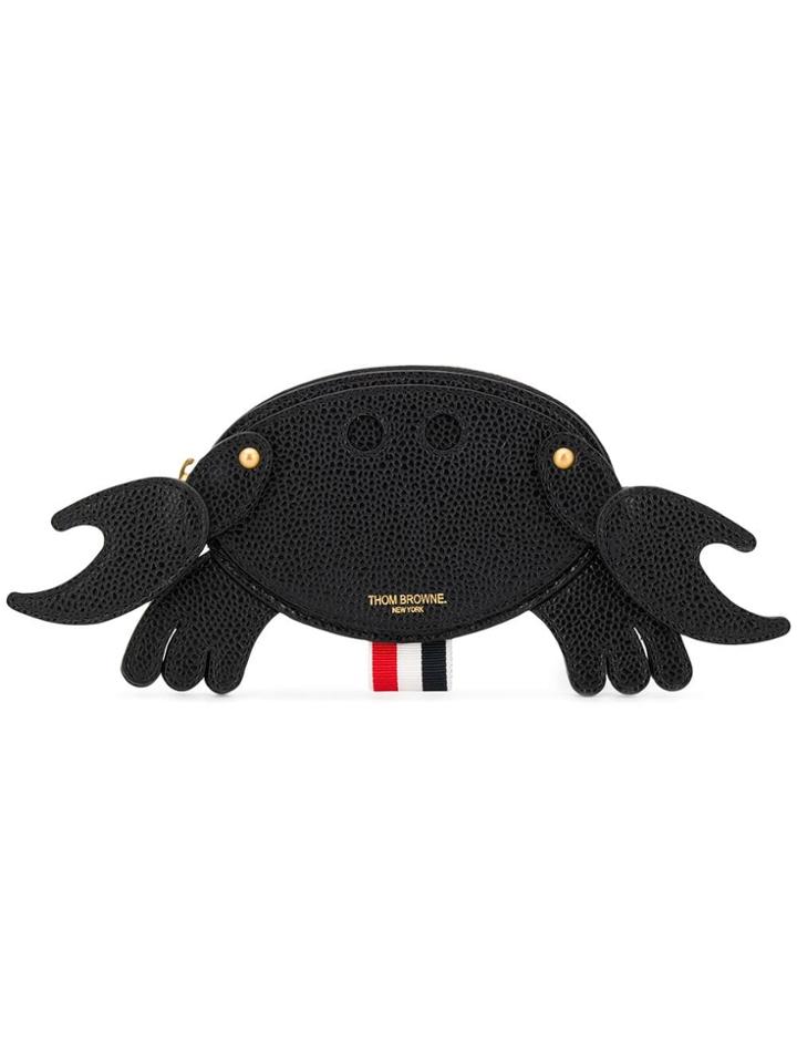 Thom Browne Pebbled Crab Belt Purse - Black