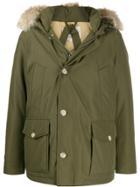 Woolrich Arctic Hooded Parka Coat - Green
