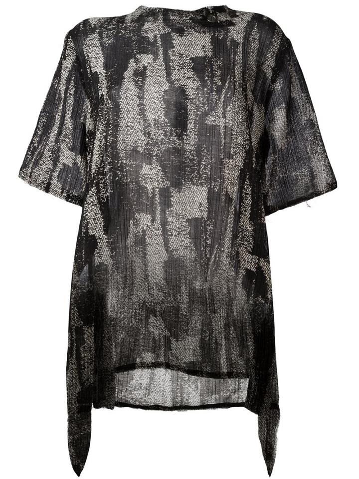 Damir Doma 'tasco' T-shirt, Women's, Size: Medium, Black, Nylon/virgin Wool