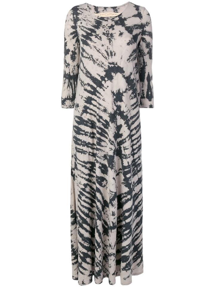 Raquel Allegra Tie-dye Maxi Dress - Grey