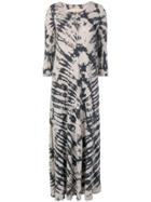 Raquel Allegra Tie-dye Maxi Dress - Grey