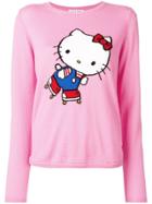 Chinti & Parker Cashmere Hello Kitty Sweater - Pink & Purple