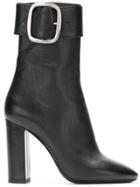 Saint Laurent Joplin 105 Ankle Boots - Black