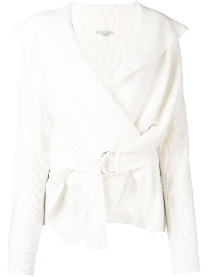 Stella Mccartney Belted Wrap Cardigan - White