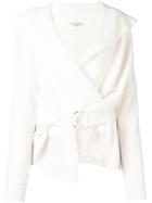 Stella Mccartney Belted Wrap Cardigan - White