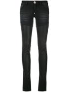Philipp Plein Panel Skinny Trousers - Black