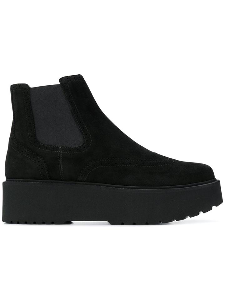 Hogan Chelsea Ankle Boots - Black
