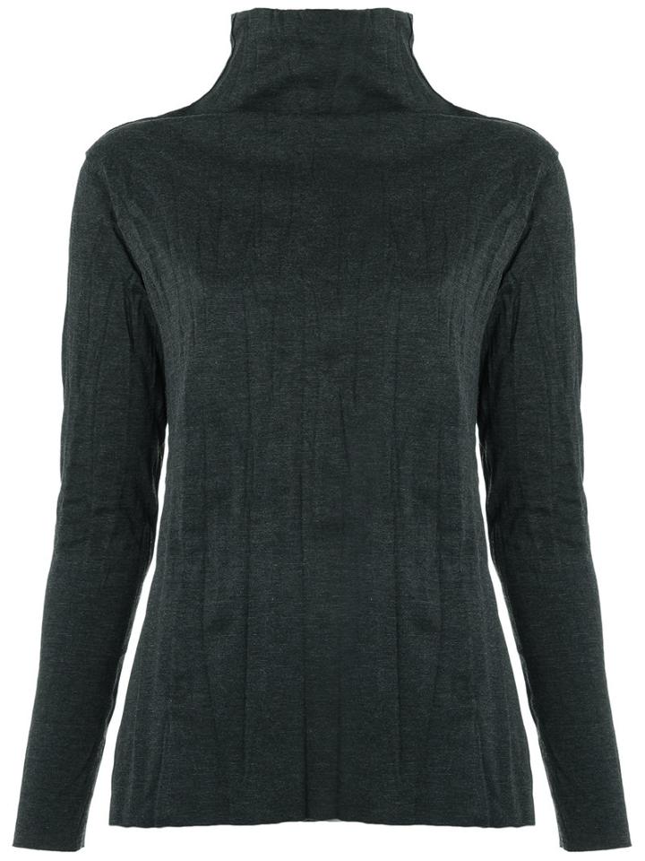 Uma Raquel Davidowicz - Funnel Neck Sweater - Women - Polyester/spandex/elastane/viscose - 40, Black, Polyester/spandex/elastane/viscose