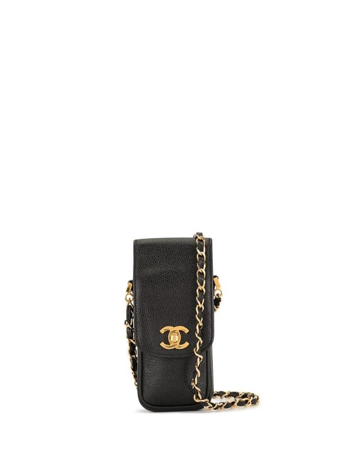 Chanel Pre-owned Cc Chain Shoulder Bag Pochette - Black