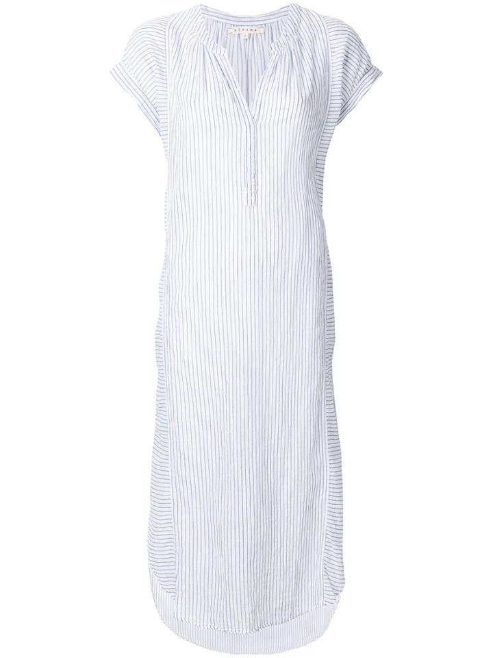 Xirena Striped Tunic Dress - White