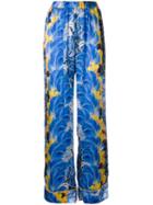 Romance Was Born Romance Was Born X Ultra Violet 'rococo' Trousers, Women's, Size: 12, Blue, Silk