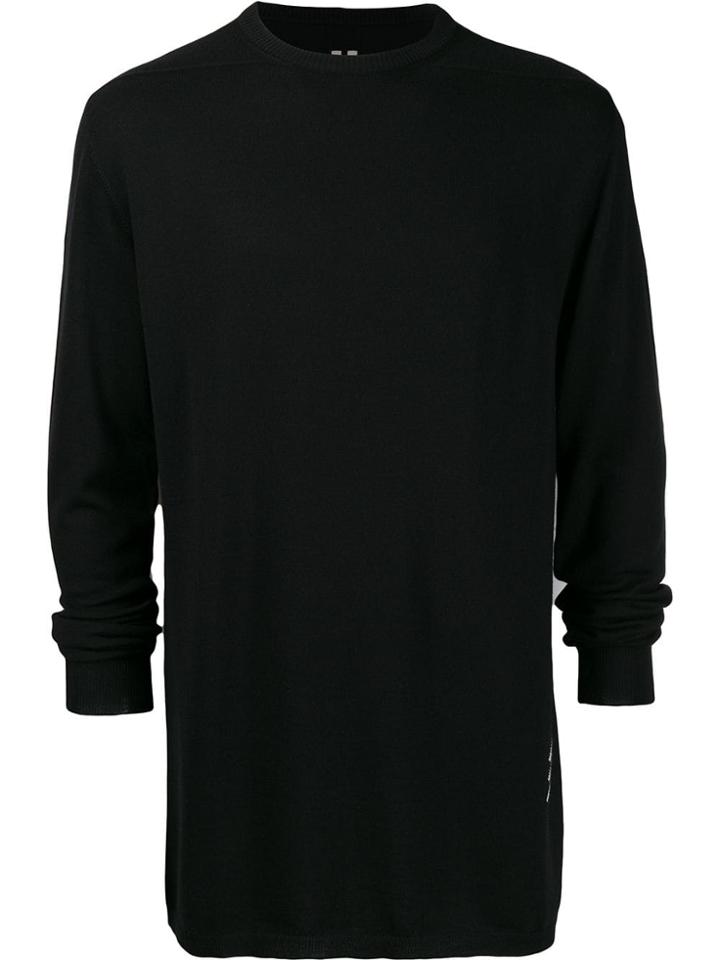 Rick Owens Thunder Sweater - Black