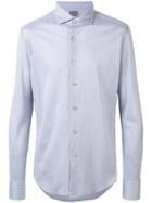 Xacus - Slim-fit Shirt - Men - Cotton - 39, Blue, Cotton