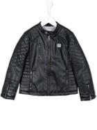 Armani Junior Biker Jacket, Boy's, Size: 8 Yrs, Black