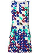 M Missoni Geometric Print Shift Dress - Blue