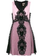 Fausto Puglisi Embroidered A-line Dress - Pink