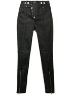 Alexander Wang Skinny Leather Denim Trousers - Black