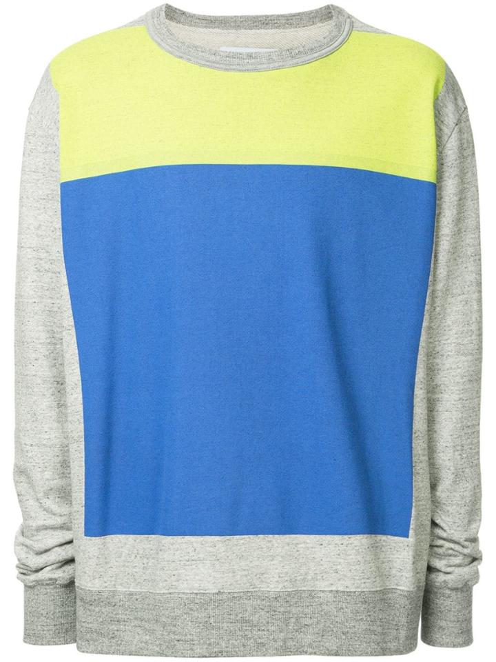 Facetasm Colour Block Sweatshirt - Grey
