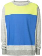 Facetasm Colour Block Sweatshirt - Grey