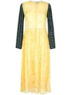 Shrimps Juno Long Sleeve Dress - Yellow & Orange