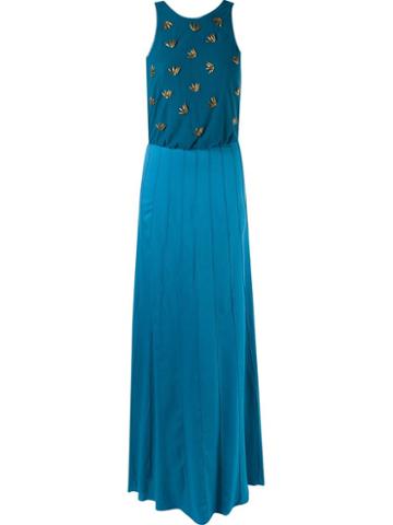 Emannuelle Junqueira Embroidered Details Party Dress