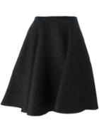 Paule Ka Floral Lace Skirt, Women's, Size: 36, Black, Cotton/polyamide/polyester/viscose