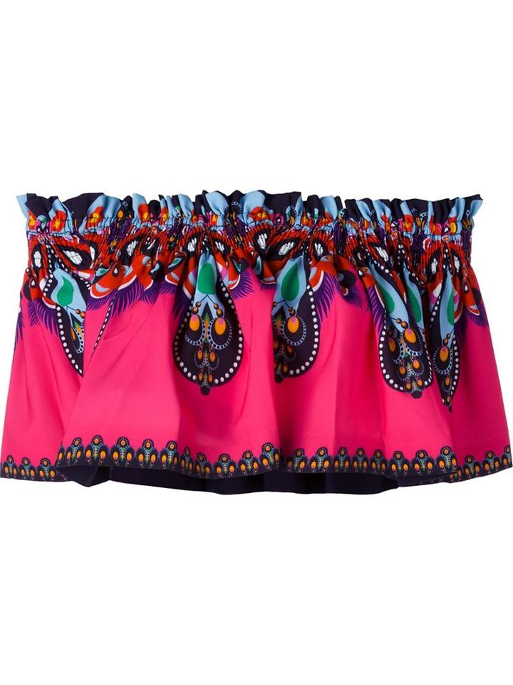 Manish Arora Off-shoulder Crop Top